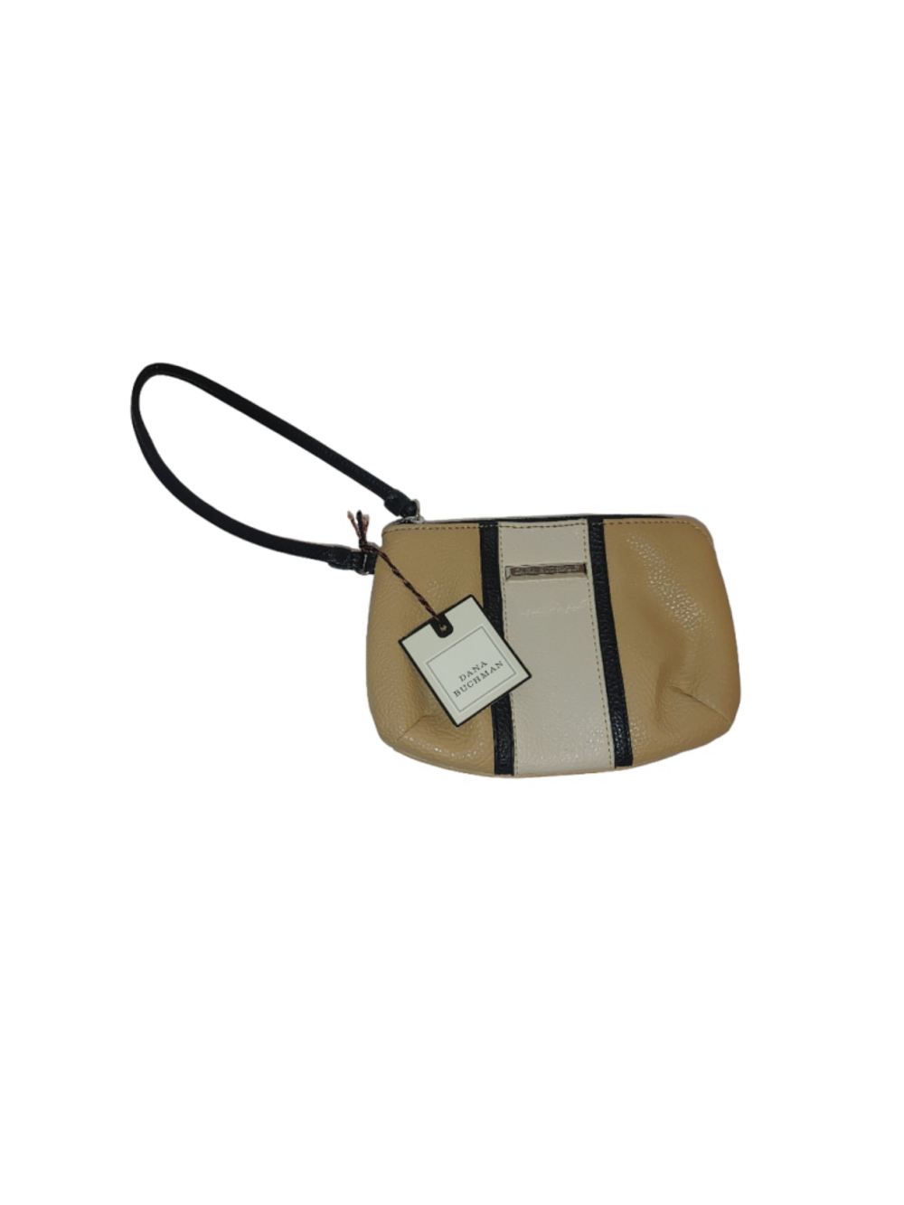 Dana Buchman Leather Colorblock Wristlet NWT